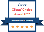 Logo Recognizing Brooks & Crowley LLP's affiliation with AVVO Client's Choice