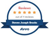 Logo Recognizing Brooks & Crowley LLP's affiliation with AVVO Reviews